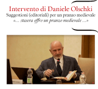 Intervento di Daniele Olschki