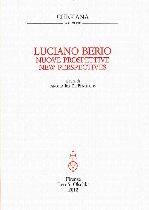 Luciano Berio Nuove prospettive New perspectives