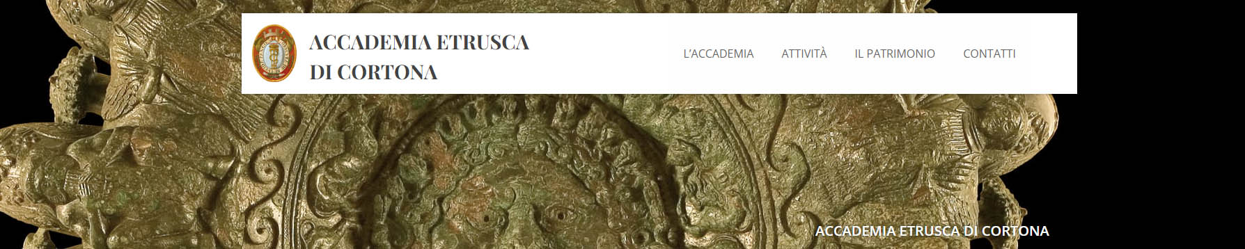 sito web Accademia Etrusca di Cortona, Annuario.