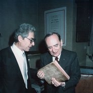Alessandro Olschki con Eugenio Garin